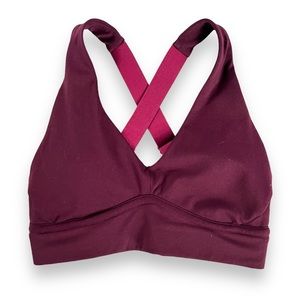 Fabletics Padded V-Neck Sports Bra